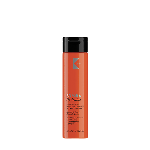 Shampoo per illuminare i capelli secchi e opachi