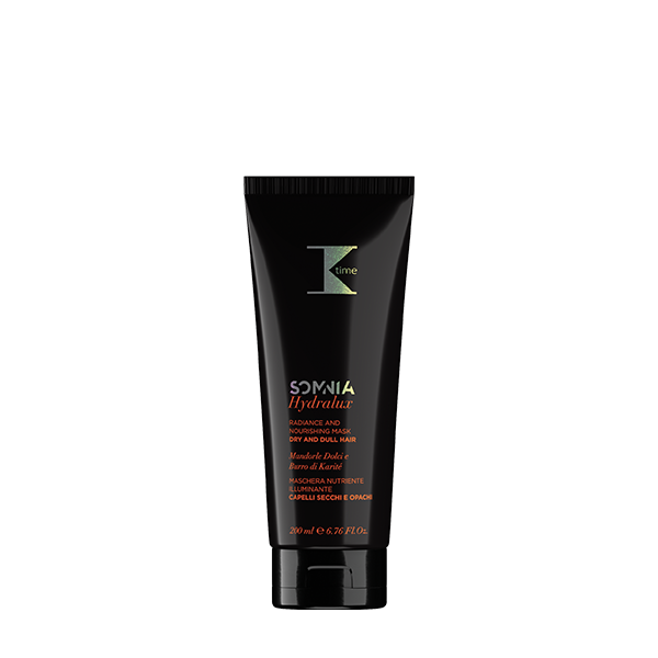 Maschera per capelli secchi e opachi ad azione nutriente e illuminante